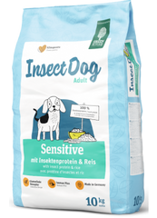 Green Petfood InsectDog Sensitive - Сухий корм для собак з протеїнами комах та рисом для дорослих собак, 15 кг