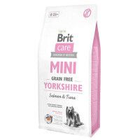 Brit Care Mini Grain Free Yorkshire - Сухой беззерновой гипоаллергенный корм с лососем и тунцом для йоркширских терьеров, 7 кг