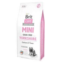 Brit Care Mini Grain Free Yorkshire - Сухий беззерновий гіпоалергенний корм з лососем та тунцем для йоркширських тер'єрів, 7 кг