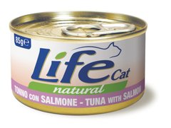 LifeCat консерва тунець з лососем для котів