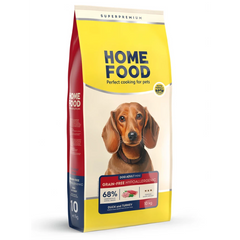 Home Food Dog Adult Mini - Сухий беззерновий корм з качкою та індичкою для собак дрібних порід, 10 кг