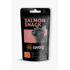Savory Snack Salmon Ласощі для заохочення котів з лососем 60 г