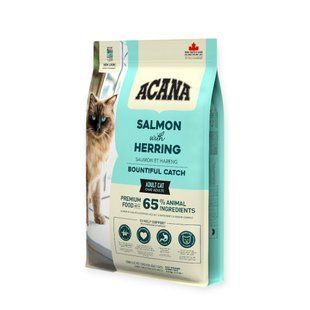 Acana Bountiful Catch Cat Сухий корм з лососем, фореллю і оселедцем для дорослих котів усіх порід, 4,5 кг