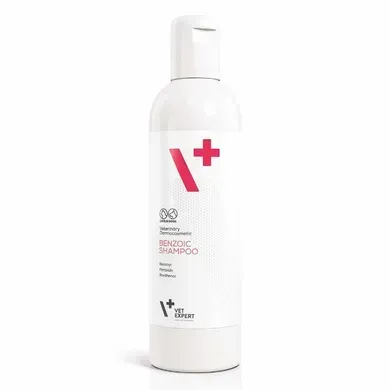 Vet Expert Benzoic Shampoo Бензойный шампунь для жирной кожи и шерсти для кошек и собак, 250 мл