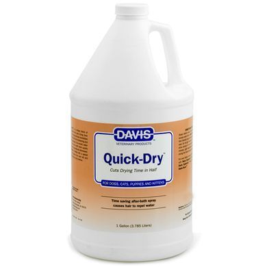 Davis Quick-Dry Spray Девіс Спрей швидка сушка для собак і котів, 3,8 л