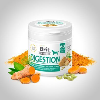 Brit Vitamins Digestion Витамины для пищеварения для собак, 60 табл