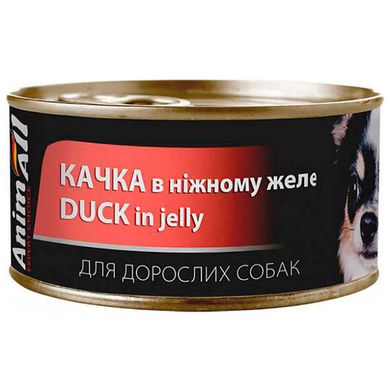 AnimAll Duck in jelly - Вологий корм для собак з качкою в желе, 85 г