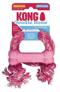 Kong Puppy Goodie Bone Конг Игрушка для щенков, XS (10,8 см)