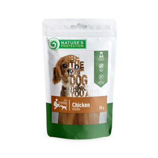 Nature's Protection snack for dogs chicken sticks Лакомство-стики из курицы для собак, 75г