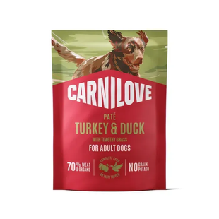 Carnilove Turkey & Duck with Timothy Grass Влажный корм с индейкой, уткой и тимофеевкой для собак, 300 г