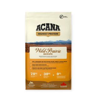 Acana Wild Prairie Dog Сухий корм з куркою та індичкою для собак усіх порід і стадій життя, 11,4 кг