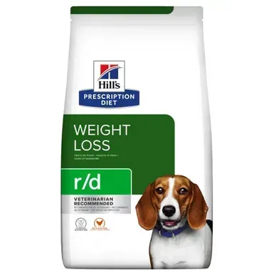 Hill's Prescription Diet R/D Weight Loss Сухий корм з куркою для зниження зайвої ваги для собак, 10 кг