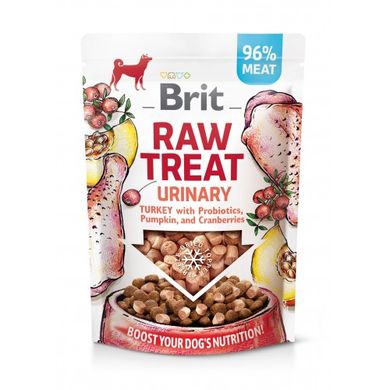 Brit Raw Treat freeze-dried Urinary Лакомство для собак с индейкой для профилактики мочекаменной болезни