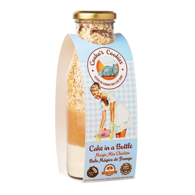 Натуральная смесь для приготовления праздничного торта для собак Cooka's Cookies Cake In Bottle с Курицей, 320 г