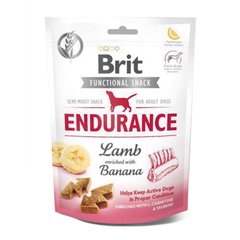 Brit Care Endurance Lamb Напіввологі ласощі з ягня та бананом для підтримки активних собак у хорошій фізичній формі