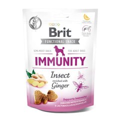 Brit Care Immunity Insect Напіввологі ласощі для підтримки імунітету у собак