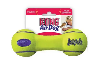 Kong AirDog Squeaker Dumbbell Конг игрушка-воздушная гантель, М