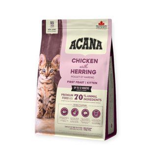 Acana First Feast Kitten Сухий корм з куркою для кошенят усіх порід, 1,8 кг