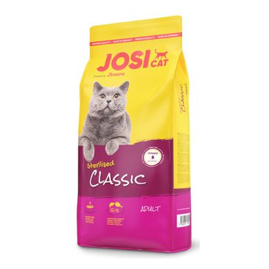 Josera JosiCat Sterilised Classic - Сухий корм для дорослих стерилізованих кішок та кастрованих котів, 650 г