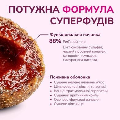 LK Baits Pet Nutrigo Collagen Complex S-M Функціональні ласощі з колагеном (&Oslash; 20 мм) для собак середніх порід, 170 г