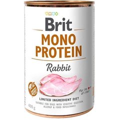 Brit Mono Protein Rabbit - Монопротеиновые консервы с кроликом, 400 г