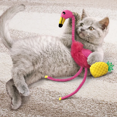 Kong Tropics Flamingo Іграшка фламінго для котів