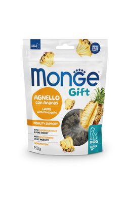 Monge Gift Dog Mobility support Лакомства для собак с ягненком и ананасами