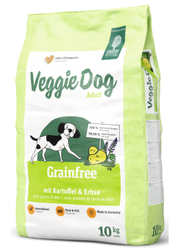 Green Petfood VeggieDog Grainfree - Сухой беззерновой вегетарианский корм для собак, 10 кг