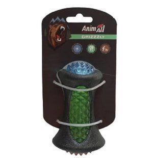 AnimAll GrizZzly Игрушка кость светящаяся для собак, 12.5 &times; 7.1 см