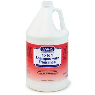Davis 15 to 1 With Fragrance Девіс Шампунь- концентрат 15:1  з ароматом для собак і котів, 3,8 л