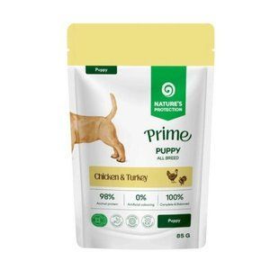 Nature's Protection Prime Puppy Chicken and Turkey Влажный корм с курицей и индейкой для щенков, 85 г