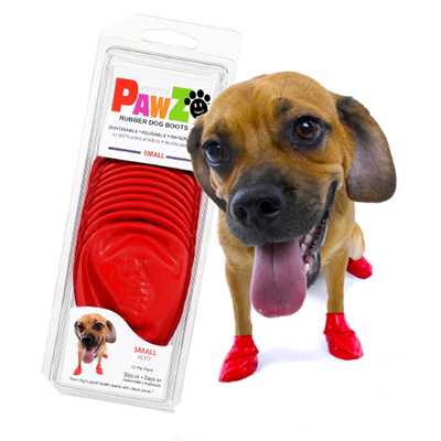 PawZ Резиновая обувь-носки S размер для собак малых и средних пород