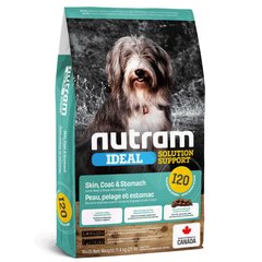 Nutram I20 Ideal SS Холістик для дорослих собак з чутливим травленням та шкірою, з ягням і коричневим рисом. 20кг