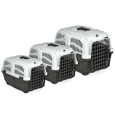 MPS Skudo 2 Iata Grey Переноска с металлической дверцей 55x36x35 см для кошек и собак