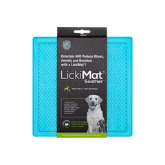 LickiMat Soother Лизальний килимок антистрес для собак, мʼяка основа, 20*20 см