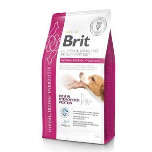 Brit VetDiet Dog Hypoallergenic Hydrolyzed Сухий корм з гідролізованим білком для собак із харчовою алергією, 2 кг