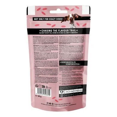 Chewies Salametti Натуральные сушеные колбаски из говядины и сердца для собак, 60 г
