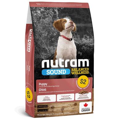 Nutram S2 Sound BW Холистик для щенков с курицей и целыми яйцами, 2кг