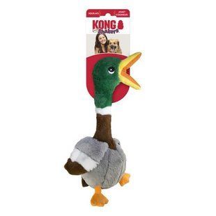 Kong Shakers Honkers Duck Конг Игрушка Шейкерс Хонкерс Утка с пищалкой для собак, L