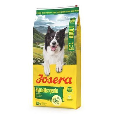 Josera A/S Adult Hypoallergenic Сухий гіпоалергенний корм для дорослих собак всіх порід, 900 г