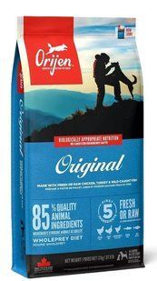 Orijen Original Dog Сухий корм з куркою та індичкою для всіх порід собак, 17 кг