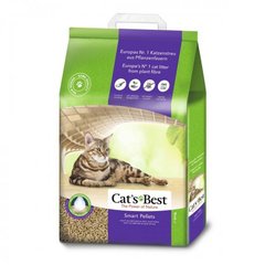 Cat's Best Smart Pellets Натуральний універсальний наповнювач із рослинних волокон для туалетів, 20 л (10 кг)