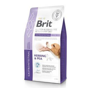 Brit VetDiet Dog Gastrointestinal Small Breeds Сухий корм з оселедцем для собак малих порід при проблемах з травленням, 2 кг