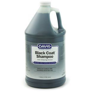 Davis Black Coat Shampoo Девіс Шампунь-концентрат для чорної шерсті собак і котів, 3,8 л