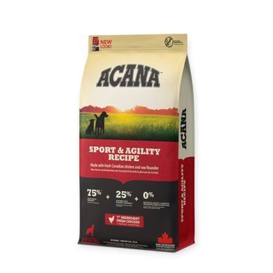 Acana Sport & Agility Сухий беззерновий корм з куркою для активних собак, 17 кг