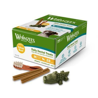 Whimzees Variety Value Box Набор лакомств для собак, M 28 шт