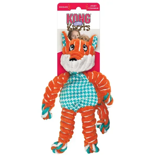Kong Floppy Knots Fox Конг Игрушка лиса для собак, S/M