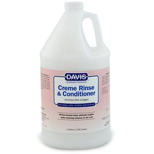 Davis Creme Rinse & Conditioner Девіс Ополіскувач-кондиціонер з колагеном для собак і котів, 3,8 л