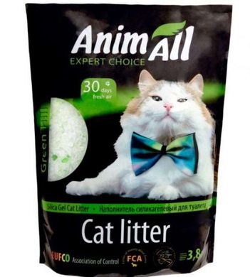 Animall Cat litter Green hill Наполнитель силикагелевый Зеленый холм для кошачьего туалета, 3,8 л (1,62 кг)