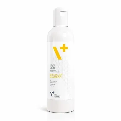 Vet Expert Specialist Shampoo Антибактериальный противогрибковый шампунь для кошек и собак, 250 мл